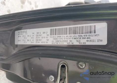 2018 Ram 1500 Tradesman 4X2 6'4 Box from USA, damaged, VIN 1C6RR6FG6JS293923